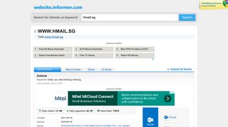 hmail.sg at Website Informer. Outlook. Visit Hmail.