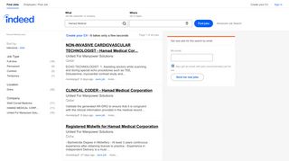 Jobs, vacancies: Hamad Medical | Indeed.com