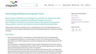 Haematological Malignancy Diagnostic Centre | Viapath