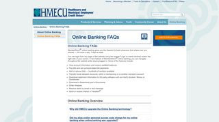 Healthcare & Municipal Employees' Credit Union - Online ... - hmecu