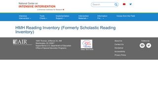 HMH Reading Inventory (Formerly Scholastic Reading Inventory ...