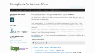 Pennsylvania Homeless Management Information System (PA HMIS ...