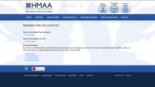 Member Online Services | HMAA - HMAA.com