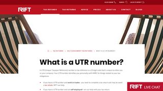 What Is A UTR Number and How Do I Get One? - RIFT Tax Refunds