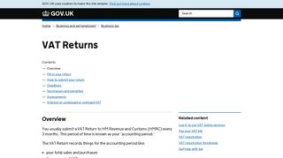 VAT Returns - GOV.UK