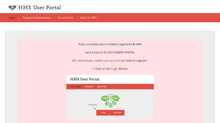 Login Help - HMS User Portal