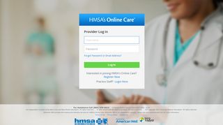 Provider Login - HMSA's Online Care