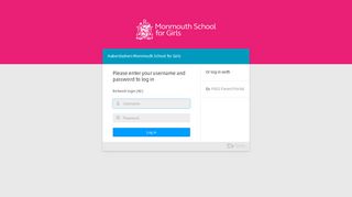 PASS Parent Portal - Login - Haberdashers Monmouth School for Girls
