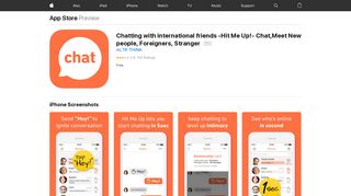 Chatting with international friends -Hit Me Up!- Chat,Meet New ...