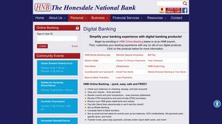 Digital Banking | The Honesdale National Bank