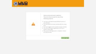 HNB INTERNET BANKING APPLICATION Internet Banking Login