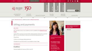 Billing and Payments | Holy Names University in Oakland, California