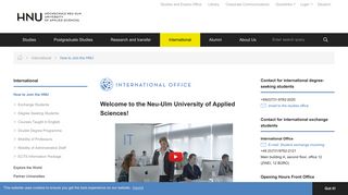 HNU - Hochschule Neu-Ulm | University of Applied Sciences: How to ...