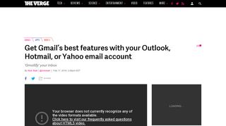 Get Gmail's best features with your Outlook, Hotmail, or Yahoo email ...