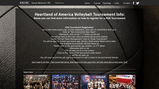 Tournament Entry - Kansas Networks Volleyball Club