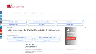 Hobby Lobby Credit Card Apply | Hobby Lobby Credit Card Login ...