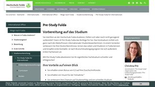 Pre-Study Fulda for Internationals – Hochschule Fulda
