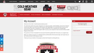 My Account - Hockey Canada