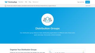 HockeyApp - Distribution Groups