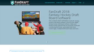 FanDraft Hockey: Fantasy Hockey Draft Board software
