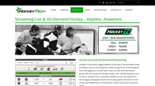 Streaming Live & On-Demand Hockey – Anytime. Anywhere ...