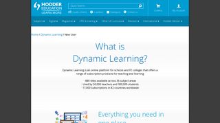 New to Dynamic Learning - Hodder Education