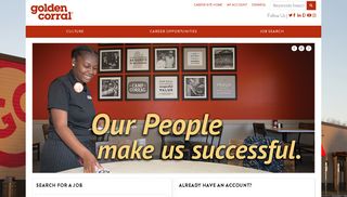 Recruitment Site Home Page
