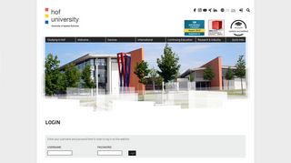 Login - Hof University of Applied Sciences