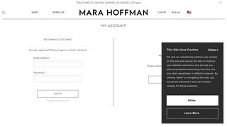Log in - Mara Hoffman