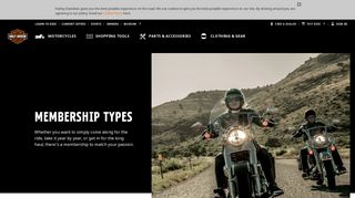 H.O.G Membership Types and Pricing | Harley-Davidson Australia ...