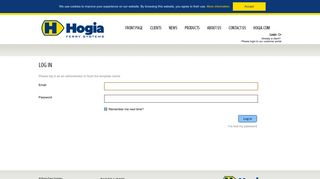 Log in » Hogia Ferry Systems