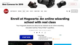 Enroll at Hogwarts: An online wizarding school with real class - CNET