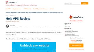 Hola VPN Review: 8 Reasons Why You Should Never Use Hola!
