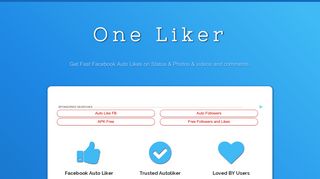 One Liker - Facebook Auto Liker - Increase Likes & Followers