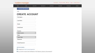 Create Holdem Manager Account