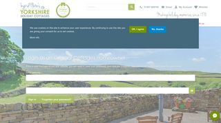 Account Login | Yorkshire Holiday Cottages