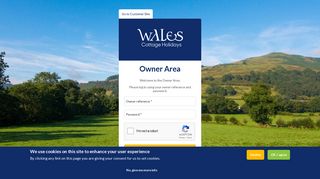 Owner Login Area | Wales Cottage Holidays