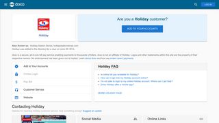 Holiday: Login, Bill Pay, Customer Service and Care Sign-In - Doxo