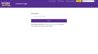 Help with an existing booking - Holiday Extras
