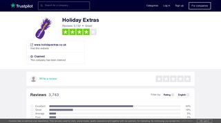 Holiday Extras Reviews | Read Customer Service Reviews of www ...