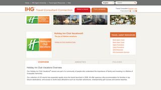 TCC - Holiday Inn Club Vacations - IHG Agent