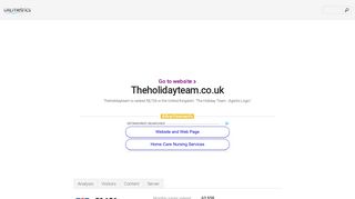 www.Theholidayteam.co.uk - The Holiday Team - Agents Login