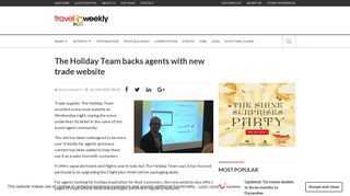 The Holiday Team backs agents with new trade website | Travel Weekly