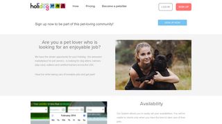 Become a petsitter with Holidog in the United States - Holidog.com
