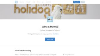 Holidog Jobs - AngelList