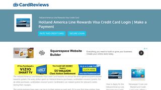 Holland America Line Rewards Visa Credit Card Login | Make a ...