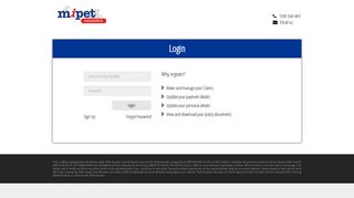 Login - Customer Service Portal - PetSure