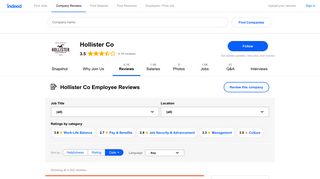 Hollister Co Pay & Benefits reviews: Associate - Indeed