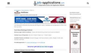 Hollister Application, Jobs & Careers Online - Job-Applications.com