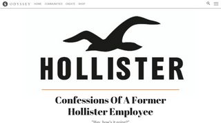 Confessions Of A Former Hollister Employee - Odyssey
